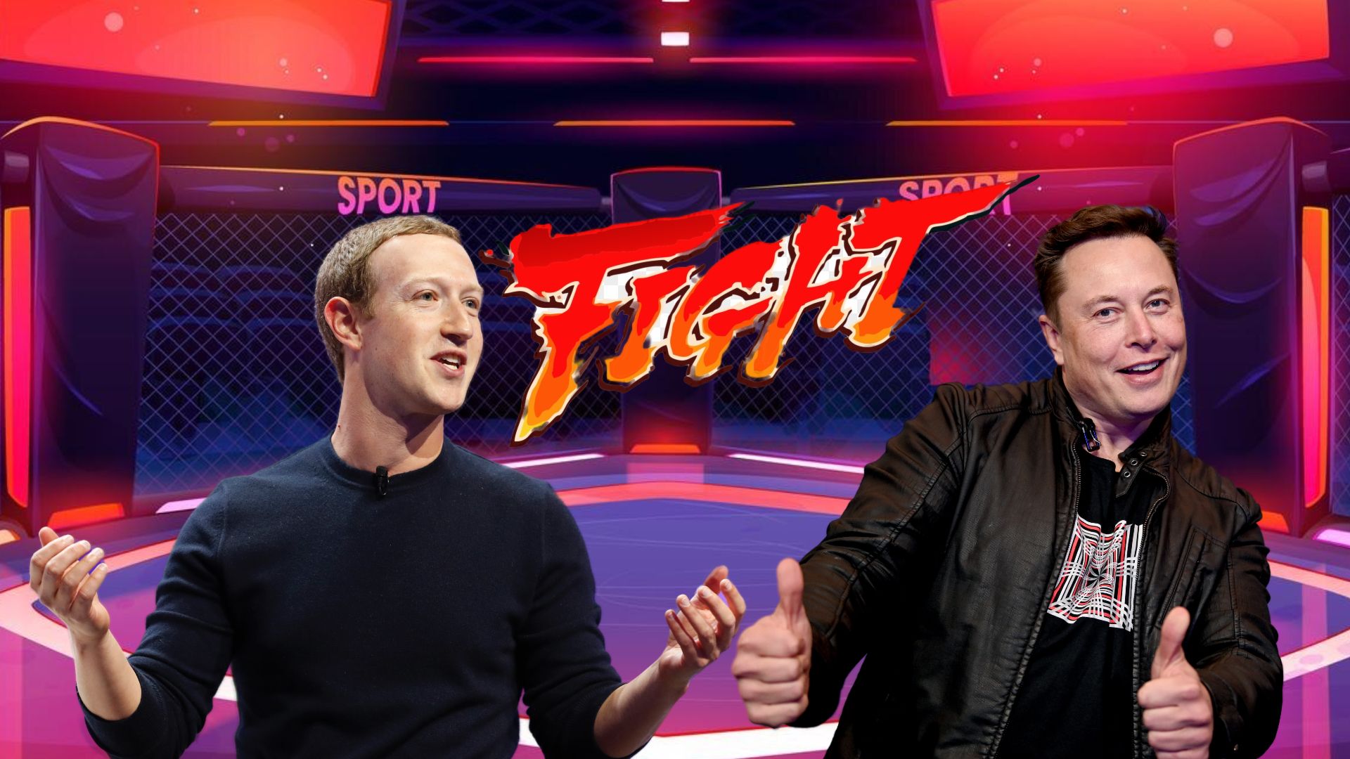 Маск знову кличе Цукерберга на бій Маск знову кличе Цукерберга на бій