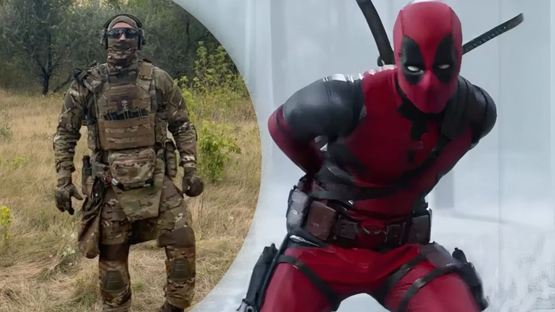 Наш военный поразил сеть танцем Дэдпула Наш военный поразил сеть танцем Дэдпула