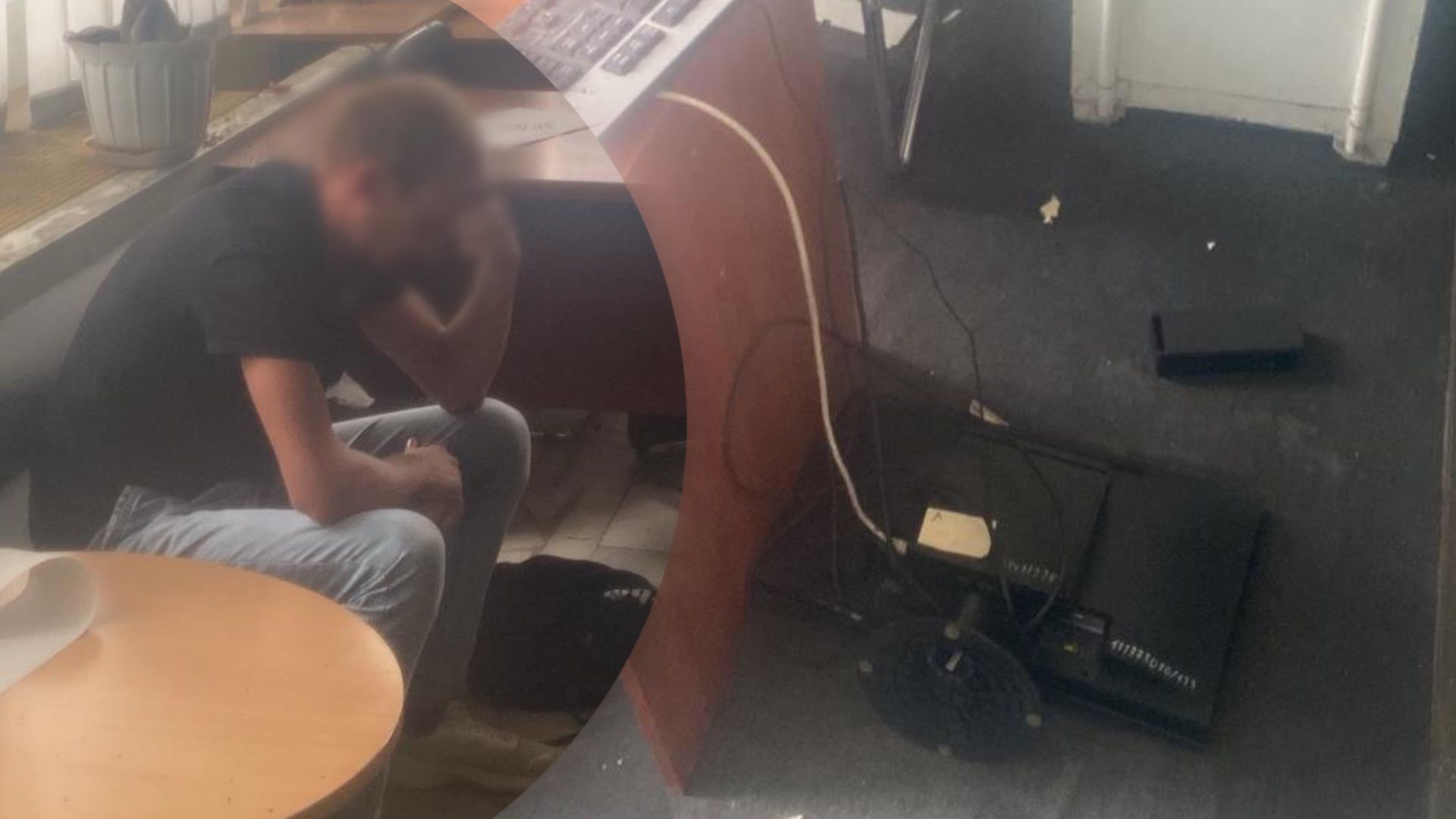 Чоловік розгромив приймальню Мінсоцполітики у Києві Чоловік розгромив приймальню Мінсоцполітики у Києві