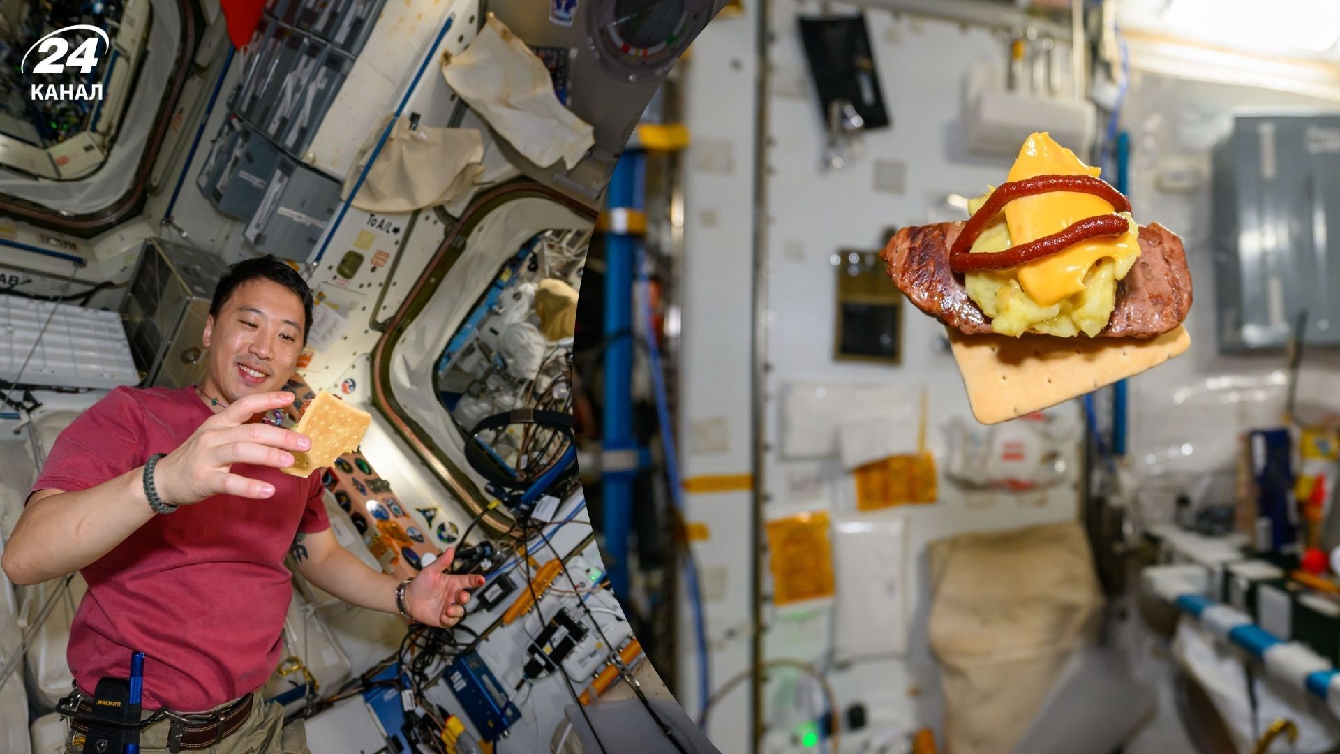 Астронавт приготував чізбургер у космосі - який він має вигляд - Gentleman Астронавт приготував чізбургер у космосі - який він має вигляд - Gentleman