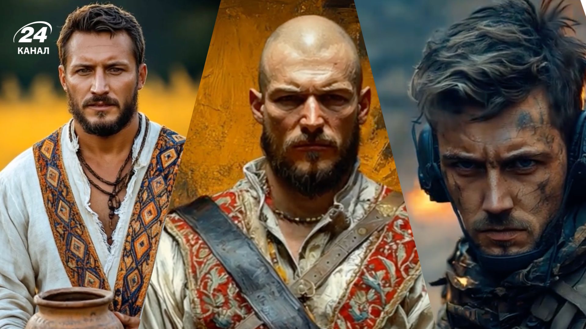 Який вигляд мали українські чоловіки у різні епохи - версія штучного інтелекту - відео - Gentleman Який вигляд мали українські чоловіки у різні епохи - версія штучного інтелекту - відео - Gentleman